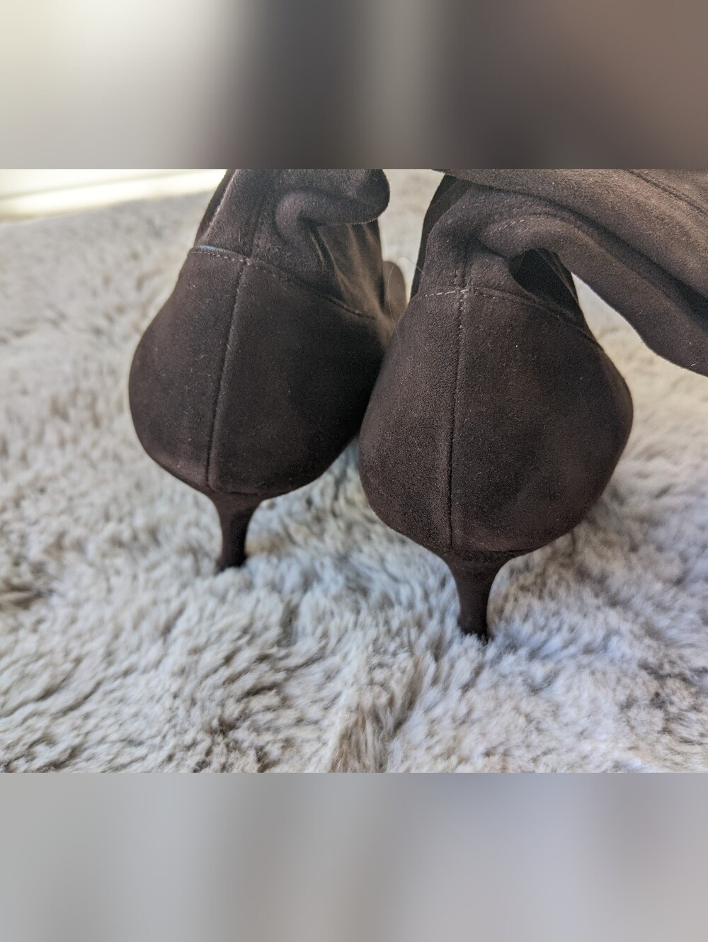MANOLO BLAHNIK Pascalare Black Suede Sock Boots 39 MSRP $1500 - Picture 15 of 16
